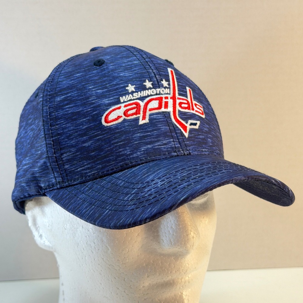 Washington Capitals NHL‎ Baseball Cap Hat OSFM Blue Space Dye Adjustable